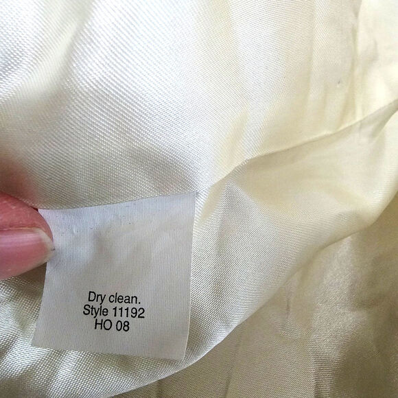 J. Crew Blazer Women's Irovy Wool Blend Button Up Ruffles Lined Size 2 - Picture 8 of 8